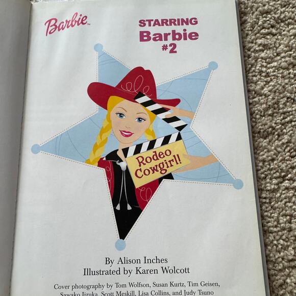 Barbie Hardback Children's Book Rodeo Cowgirl! #2 by Alison Inches On the Farm - Picture 9 of 13